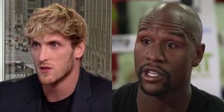 Logan Paul and Floyd Mayweather