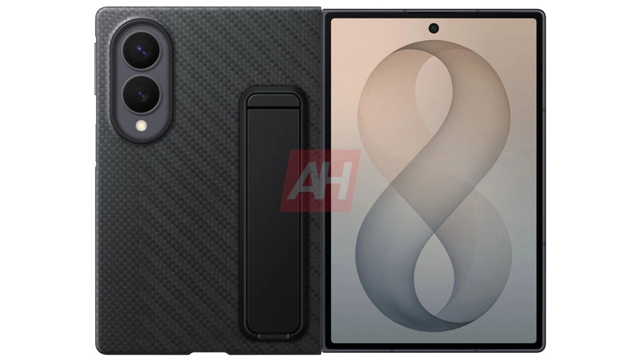 A leaked render of the Samsung Galaxy Z Fold 8