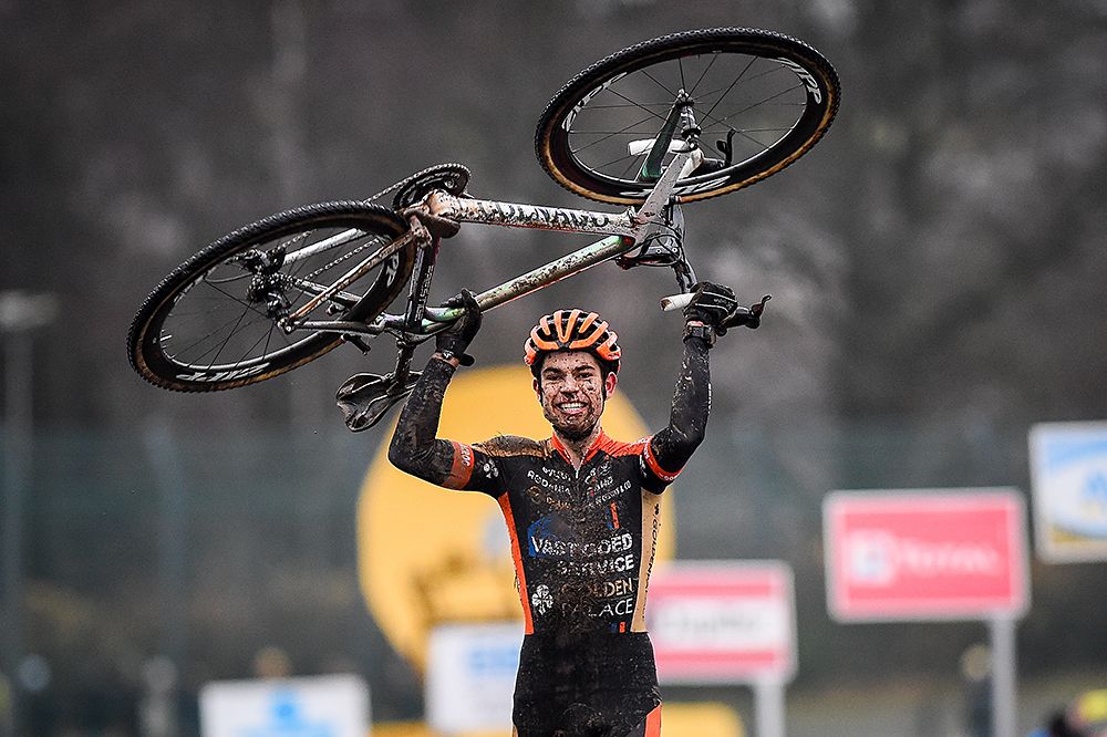 Wout Van Aert (Vastgoedservice-Golden Palace) wins Superprestige Francorchamps