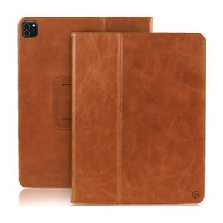 A product shot of the leather Casemade iPad case