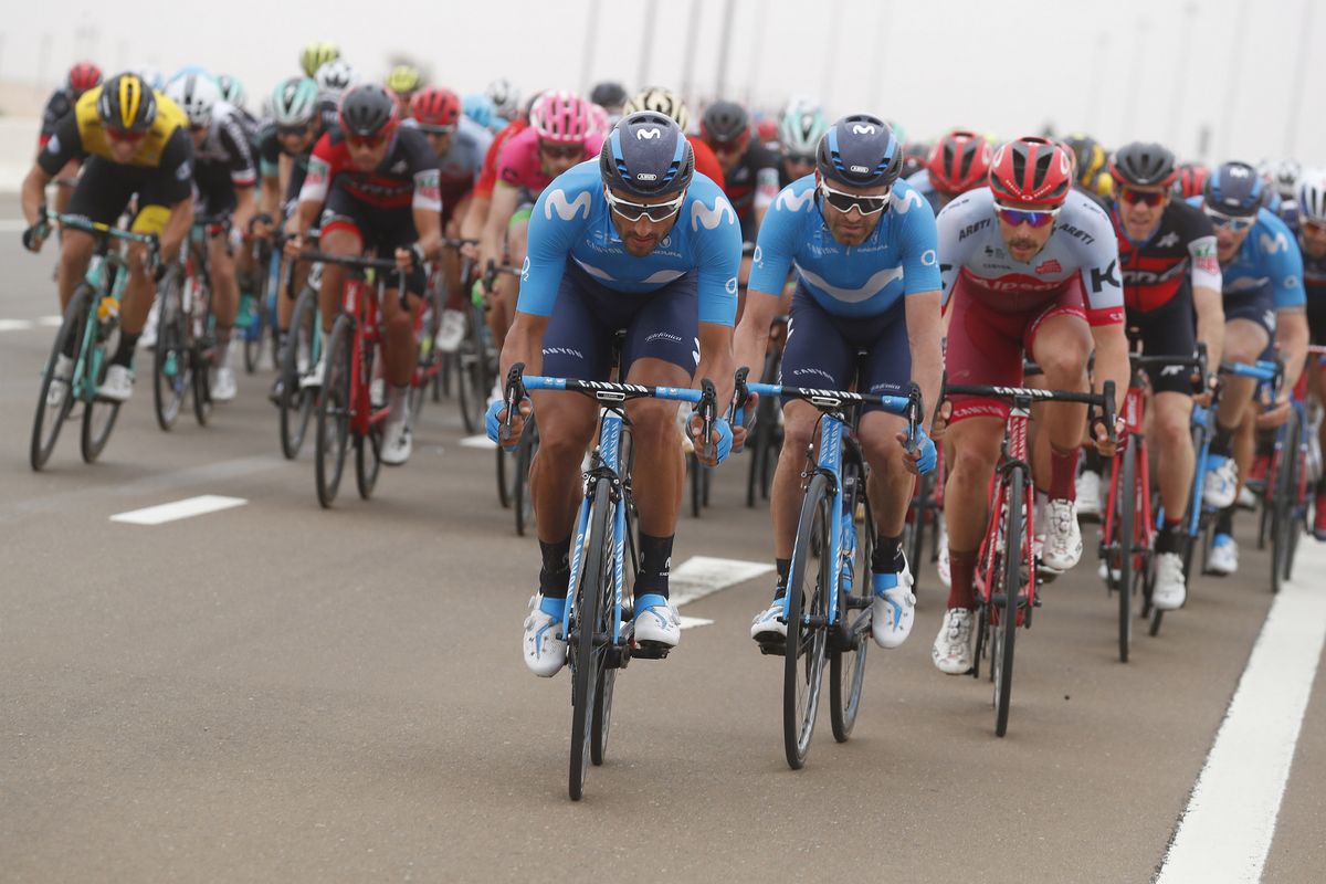 Movistar leads the bunch