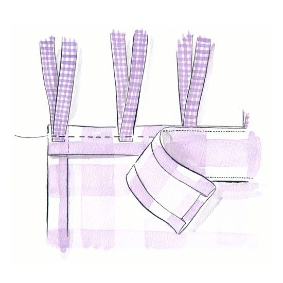 How to sew tietop curtains make your own curtains Ideal Home