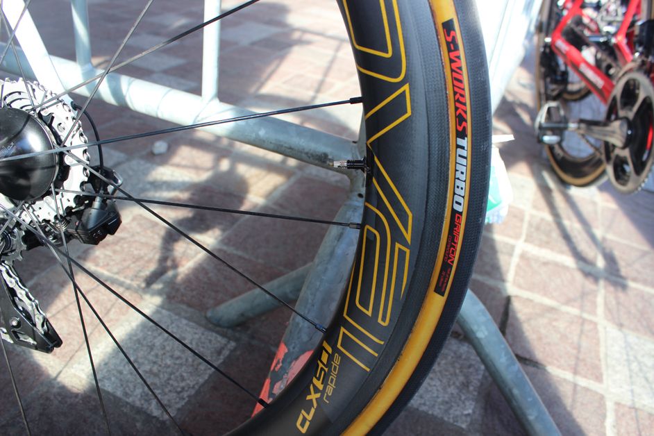 Roval CLX rapide 50mm wheels front an rea