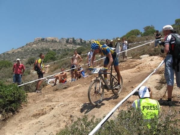 Olof Jonsson (Sweden) races to fifth.