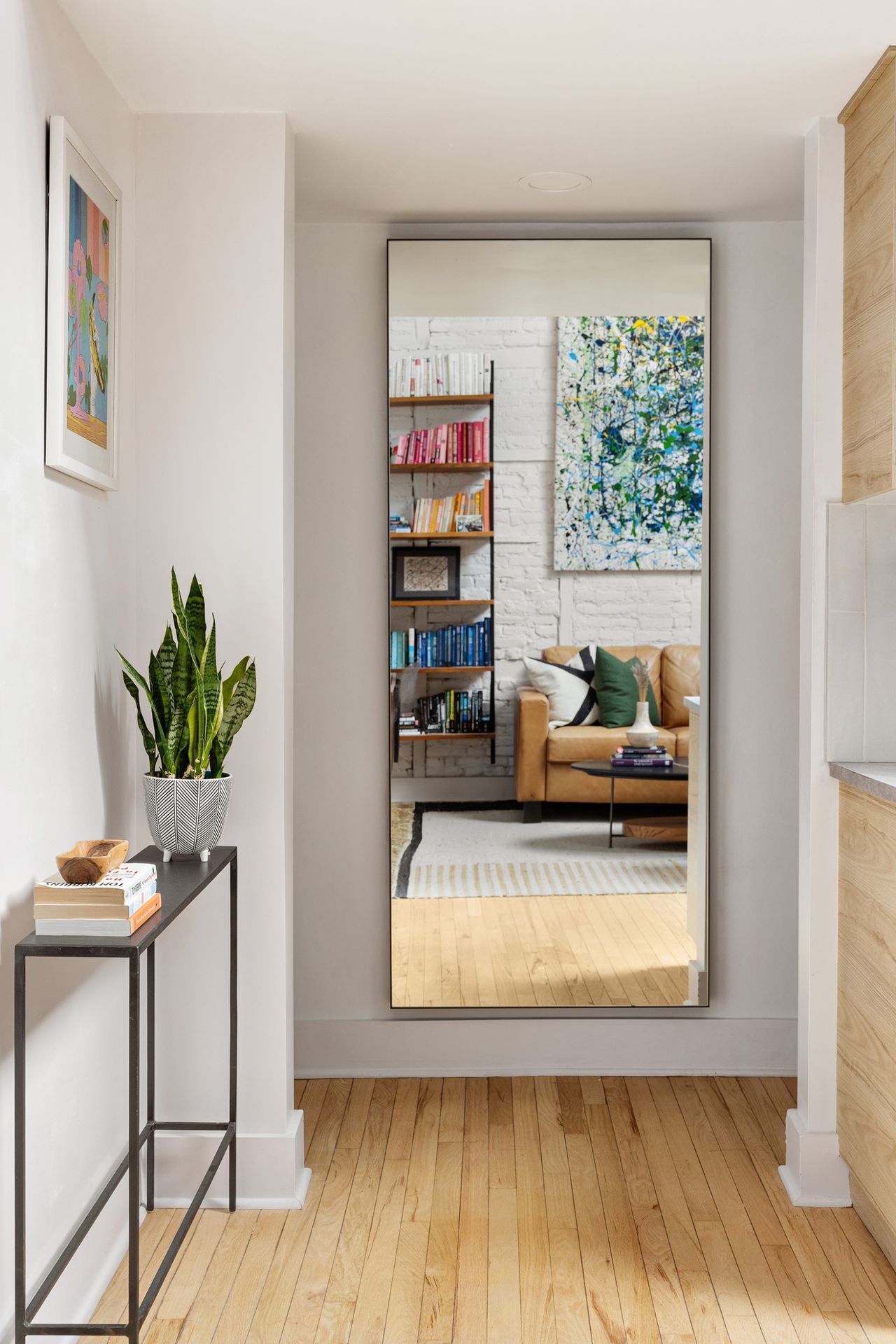 White-walled New York apartment