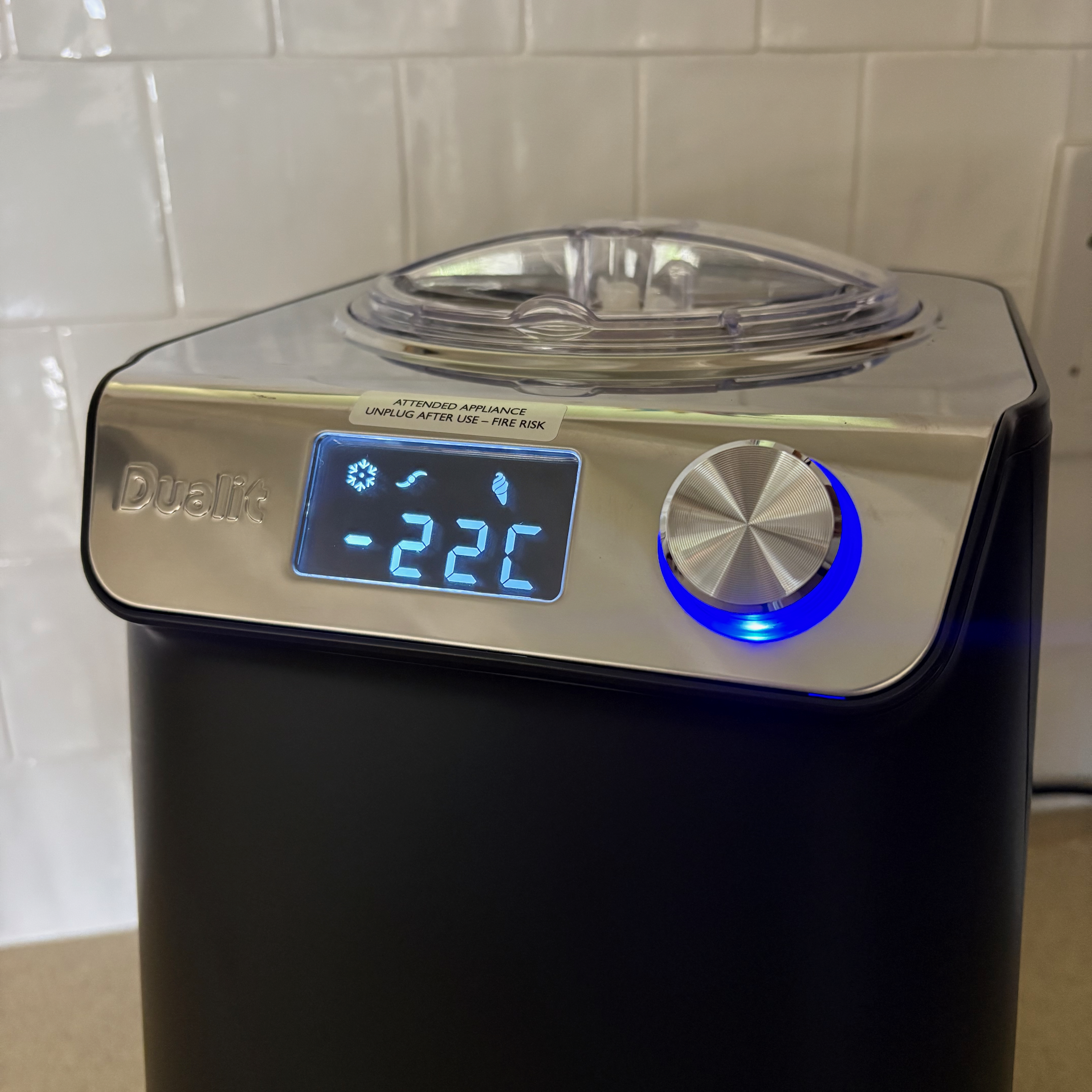 Testing the Dualit Ice cream maker at home