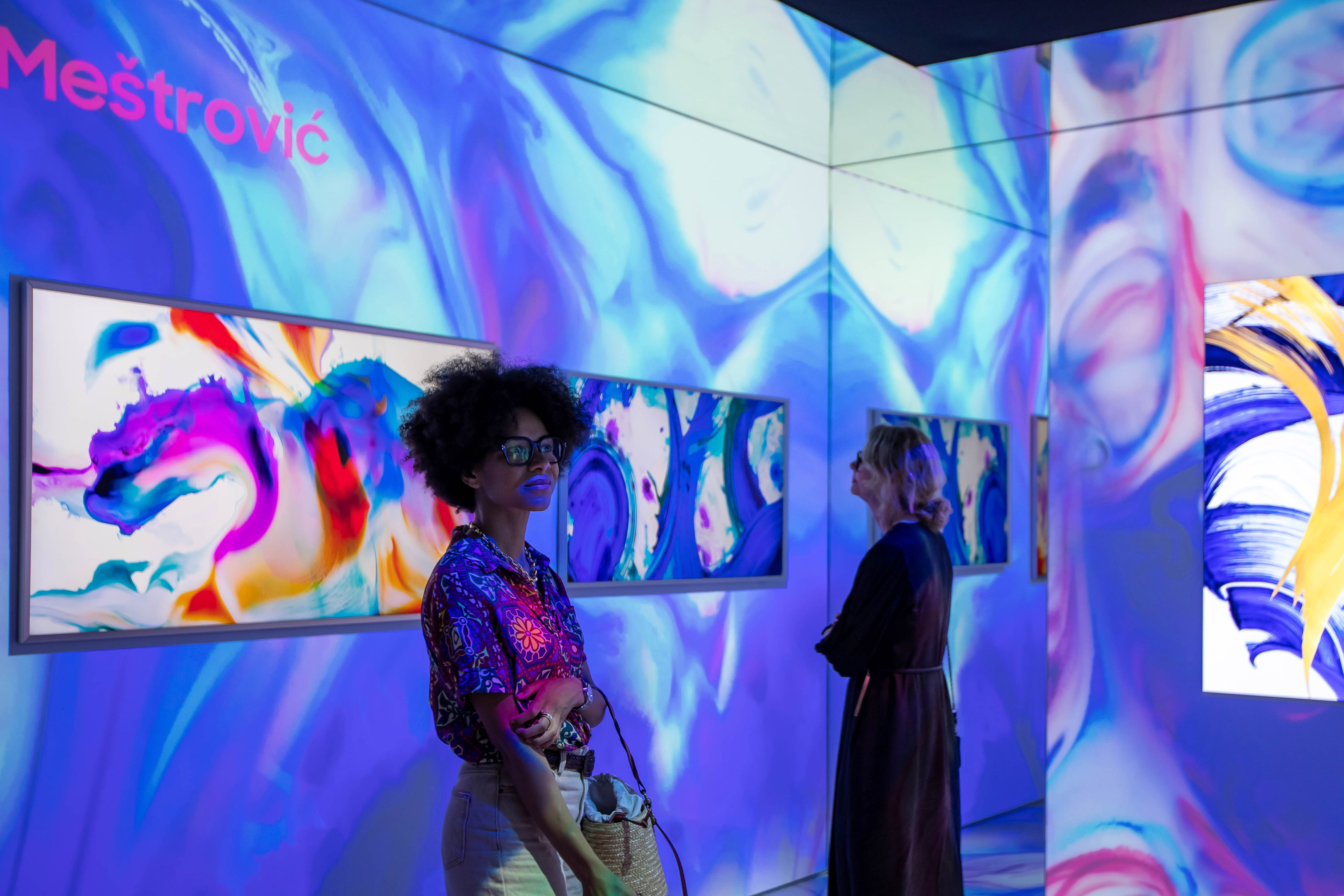 Samsung Art TV installation at Art Basel 2025