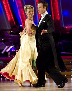 A nervous Gillian Taylforth followed with a foxtrot - and the judges tried to be kind