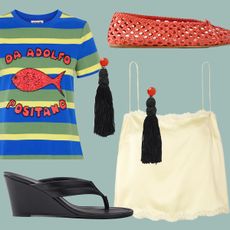 Collage of Net-a-porter summer arrivals
