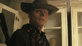 Walton Goggins' The Ghoul inside old house in Fallout