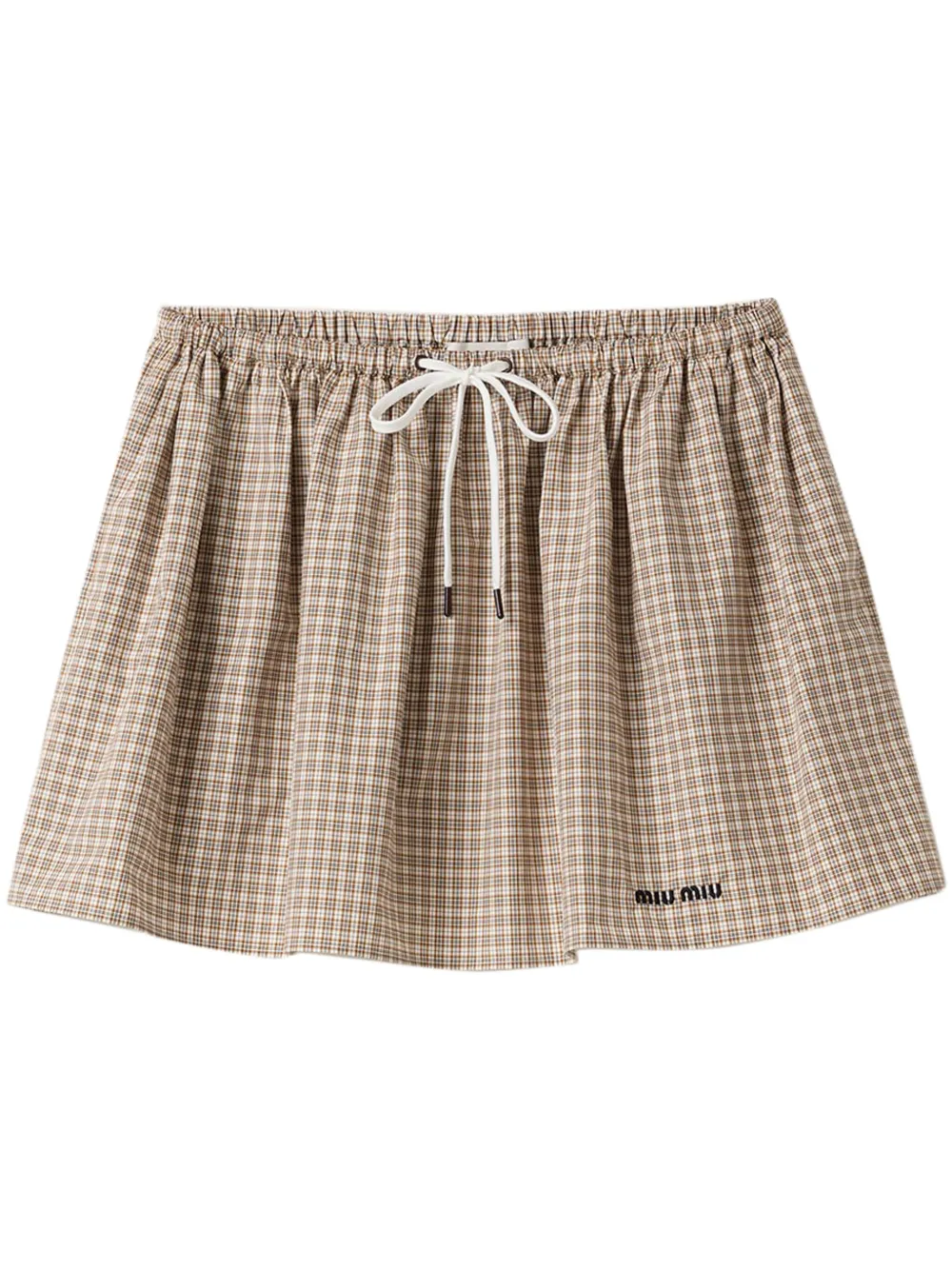 Checked Mini Skirt | 42