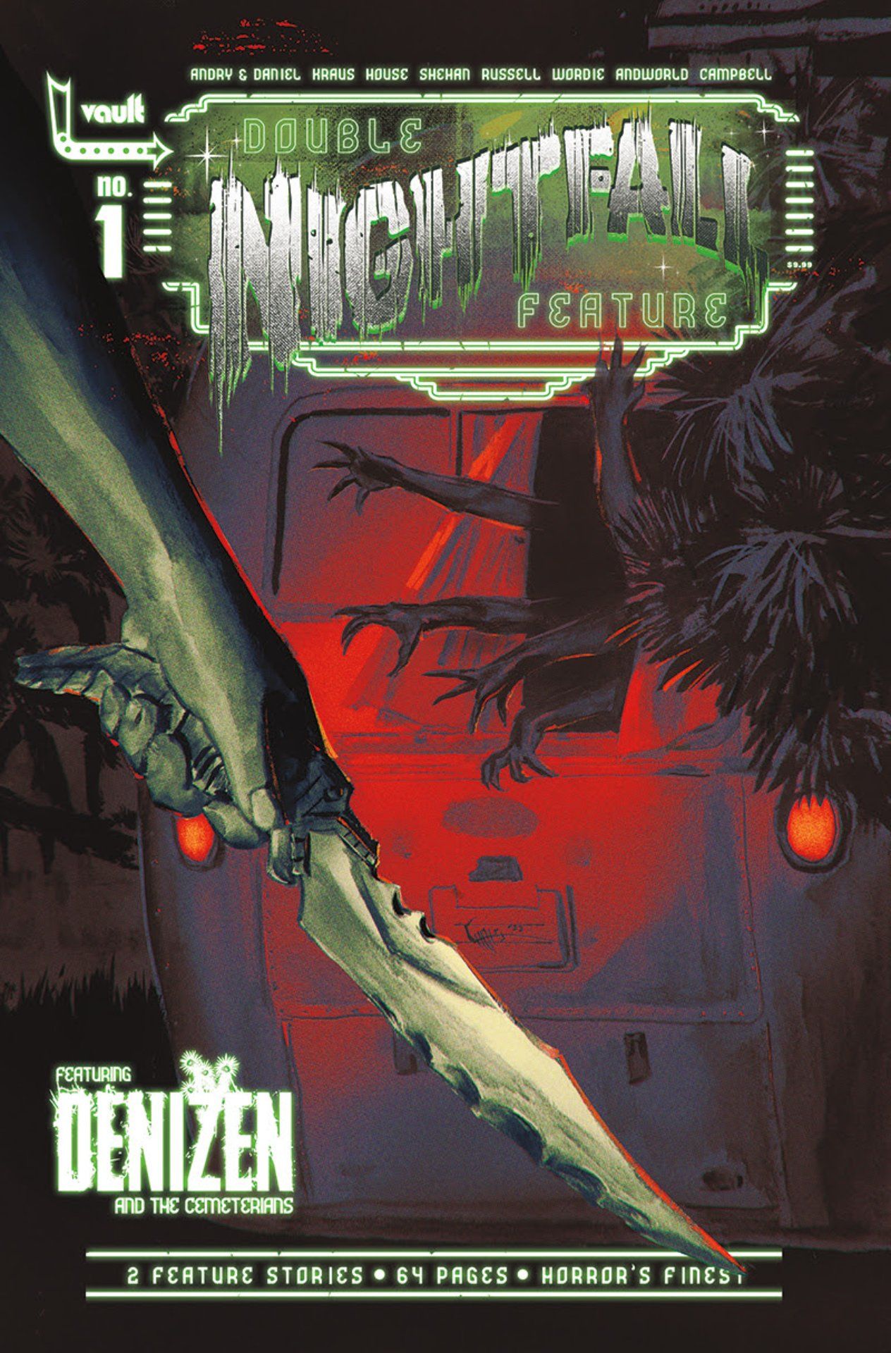 Nightfall: Double Feature #1 cover by Chris Shehan