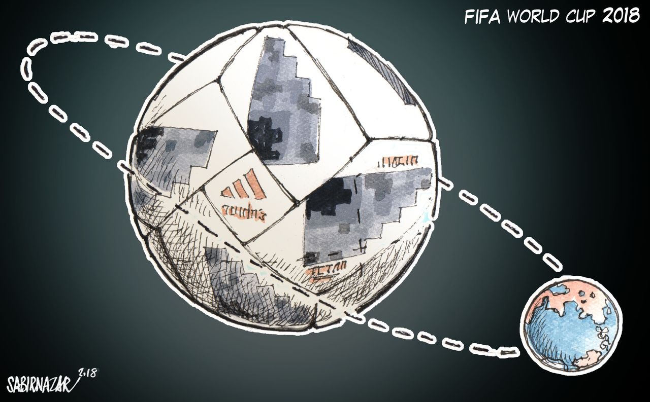 Editorial Cartoon World 2018 World Cup