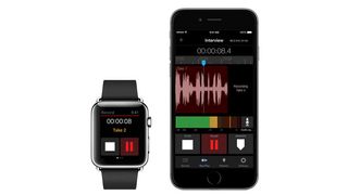 The Apple Watch can be used to control various MetaRecorder functions.