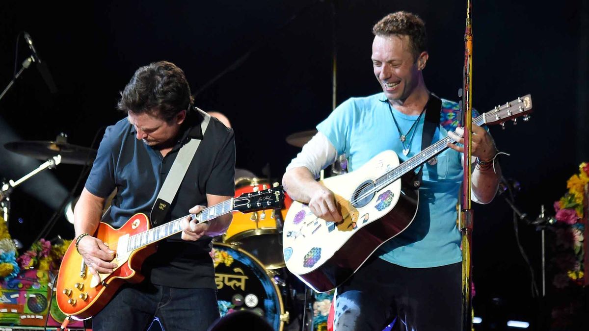 Watch Coldplay And Michael J Fox Perform Back To The Future Songs Live ...