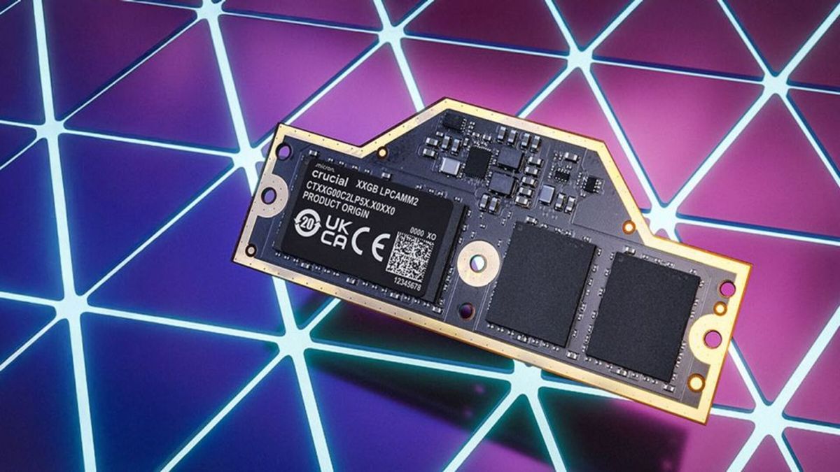 Crucial reveals fastest laptop memory ever - LPCAMM2 RAM reaches a staggering 8533 MT/s, but at just under $500 for 64GB, it won't be for everyone