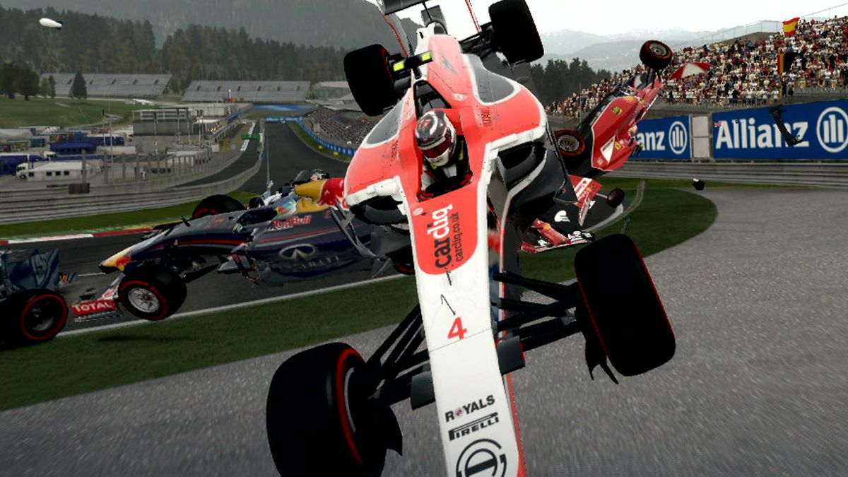 Video 30 spectacular crashes in F1 2014 GamesRadar+