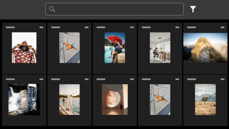 A GIF of Lightroom CC
