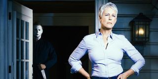 Jamie Lee Curtis in the Halloween sequel