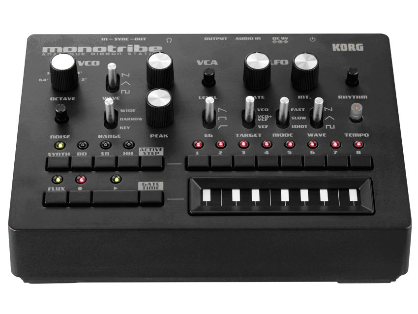 Musikmesse 2011 monotribe synth, rhythms and sequencing