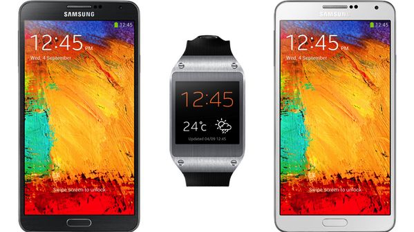 Galaxy Gear and Note 3