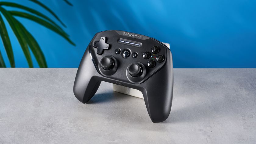 Photograph of the SteelSeries Stratus Duo controller