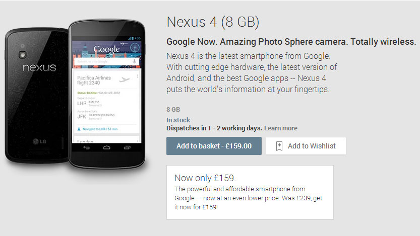 Huge Nexus 4 price drop may signal new Nexus 5 is on horizon