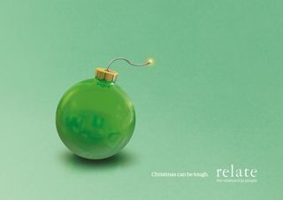 A distinctive colour palette makes this ad for Relate really grab attention