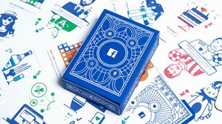 Facebook playing cards