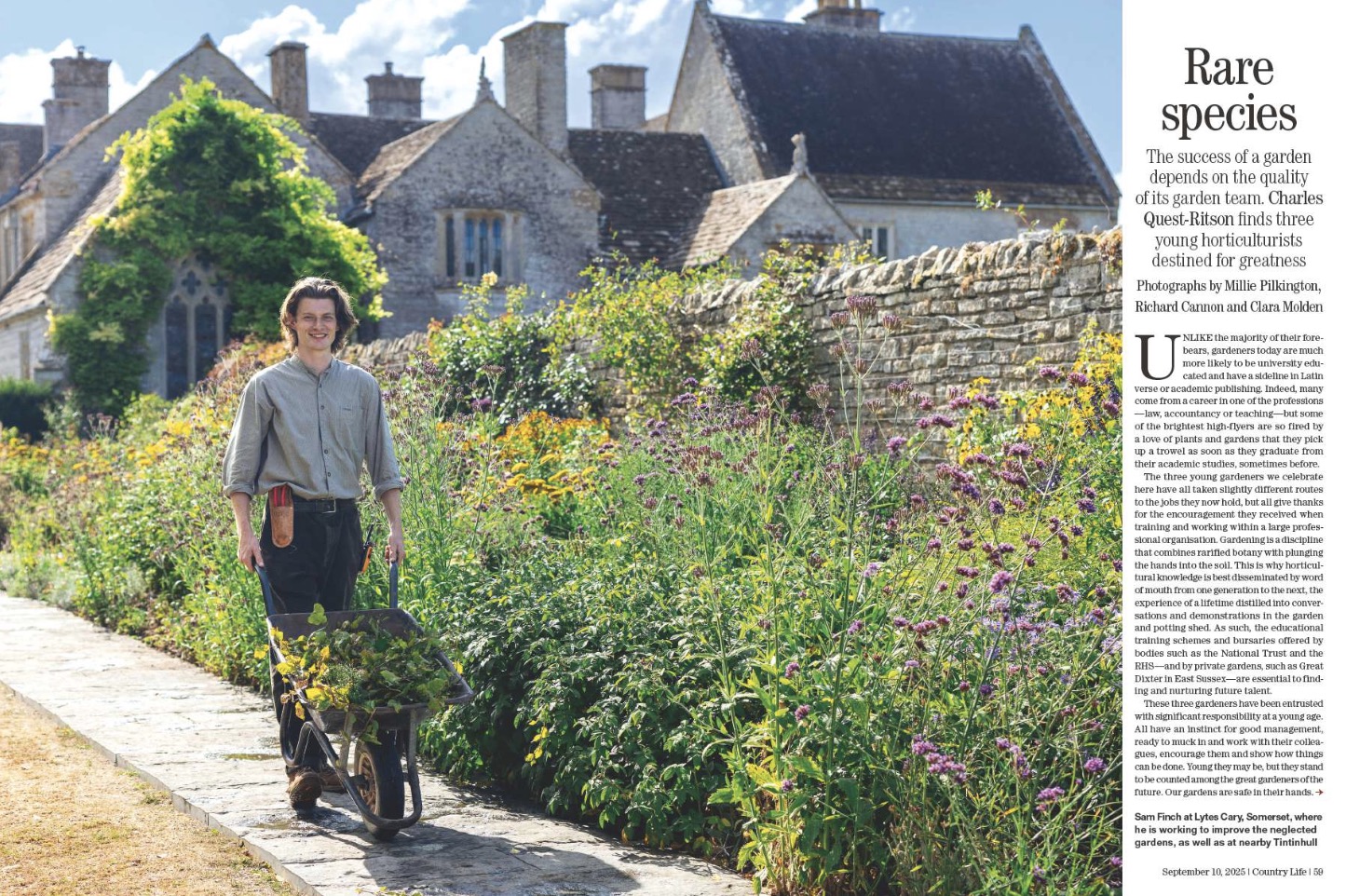 Spreads from Country Life 10 September 2025