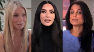 Gwyneth Paltrow and Kim Kardashian on The Kardashians; Bethenny Frankel on The Real Housewives of New York City.