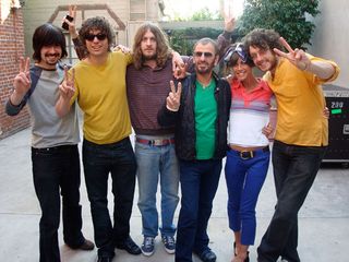 The Zutons with The Beatles' Ringo Starr