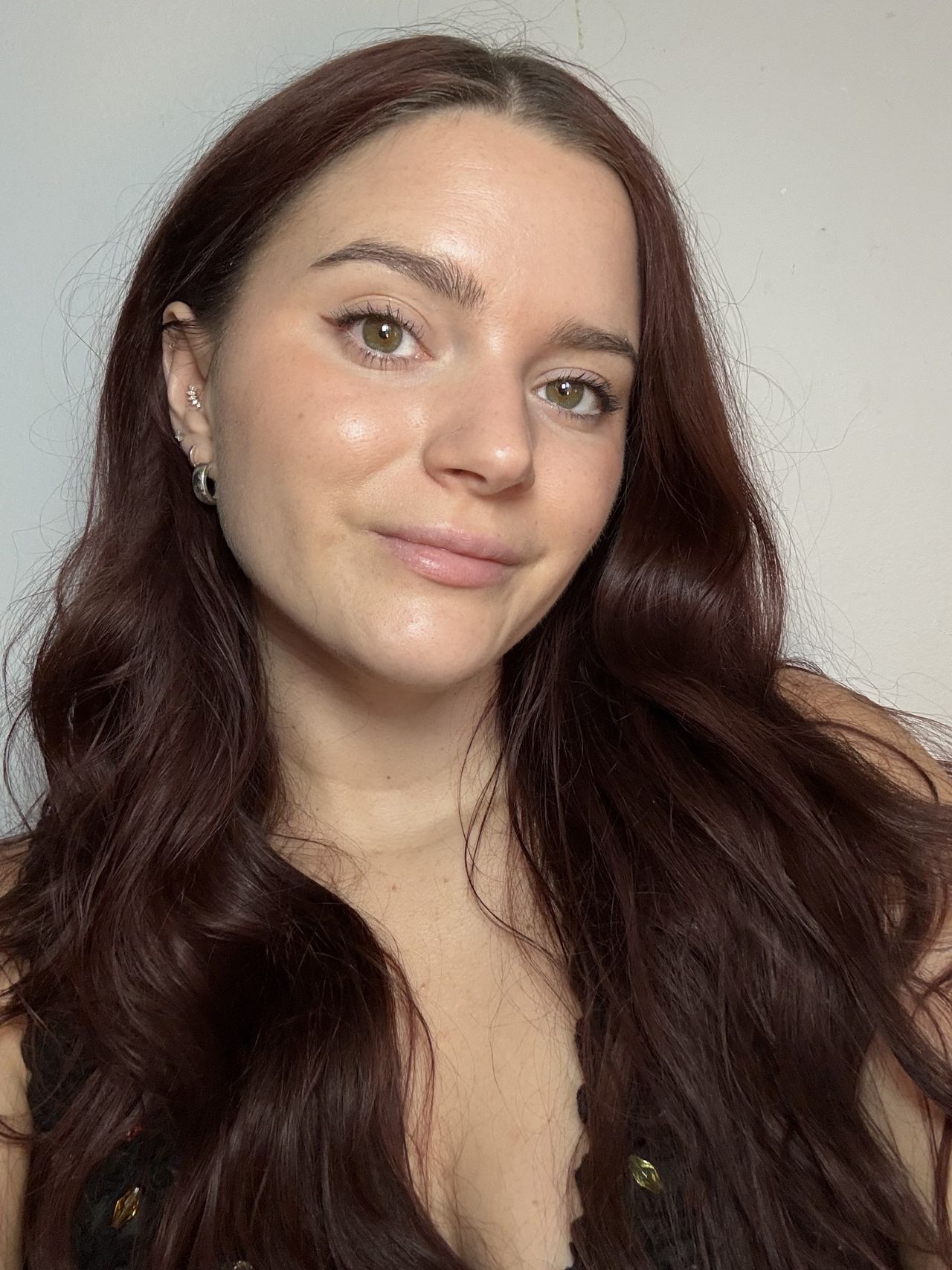 Brooke Knappenberger before applying Kylie Cosmetics Coconut Water Lip Stain