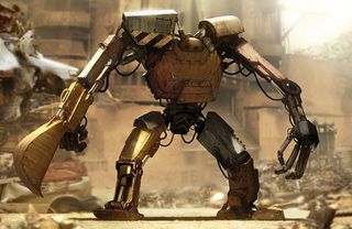 RealtimeUK not only creates cut scenes, it also helps game developers visualise their ideas using concept art, such as this mech – the Agrobot