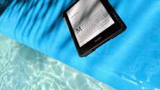Kindle by a pool