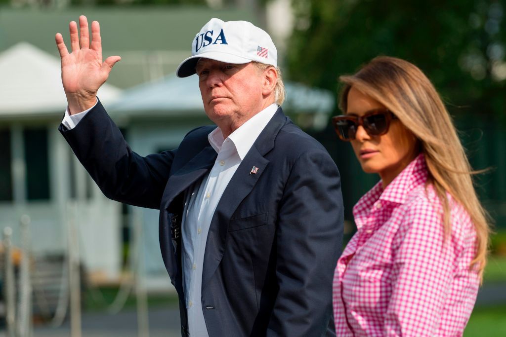 Trump and first lady Melania Trump