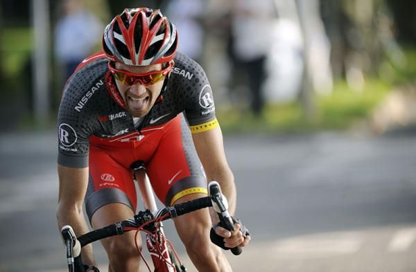 Geoffrey Lequatre (Radioshack) put a bid in for the win in Paris-Tours.