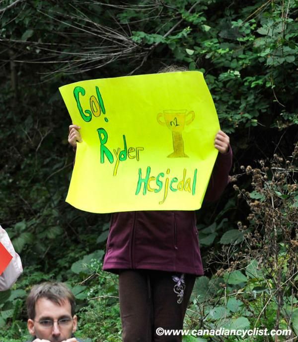 Ryder Hesjedal (Garmin-Transitions) had lots of supporters.