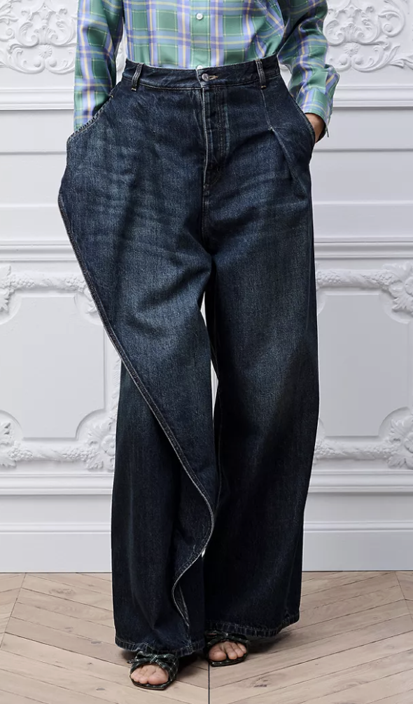 Dior, Draped Flared Jeans