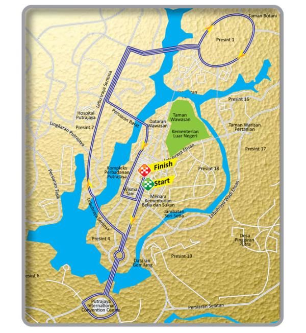 Le Tour de Langkawi - Stage 1 Map