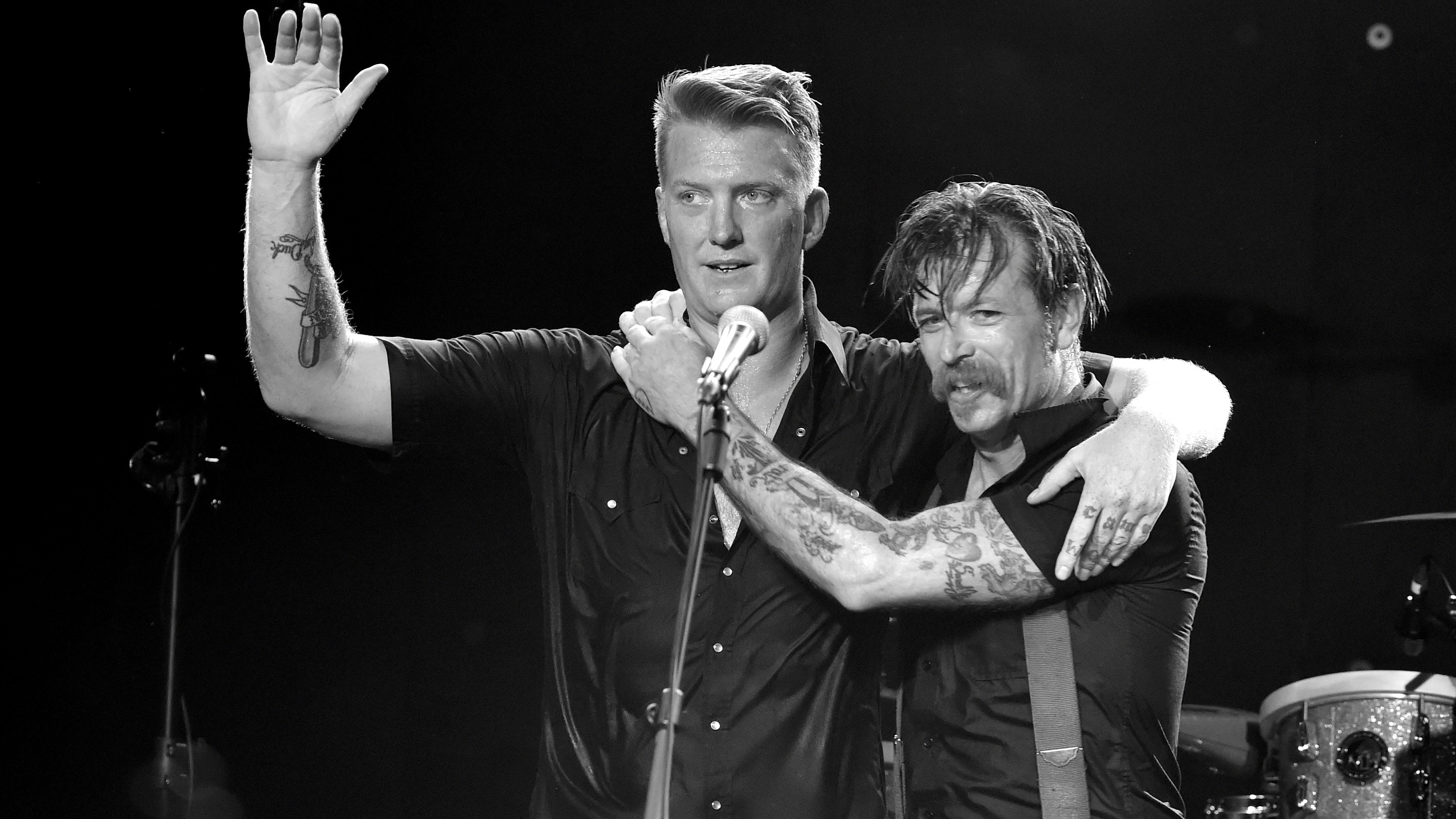 Josh Homme and Jesse Hughes