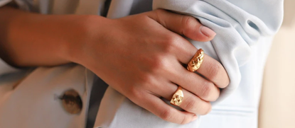 Missoma gold signet ring