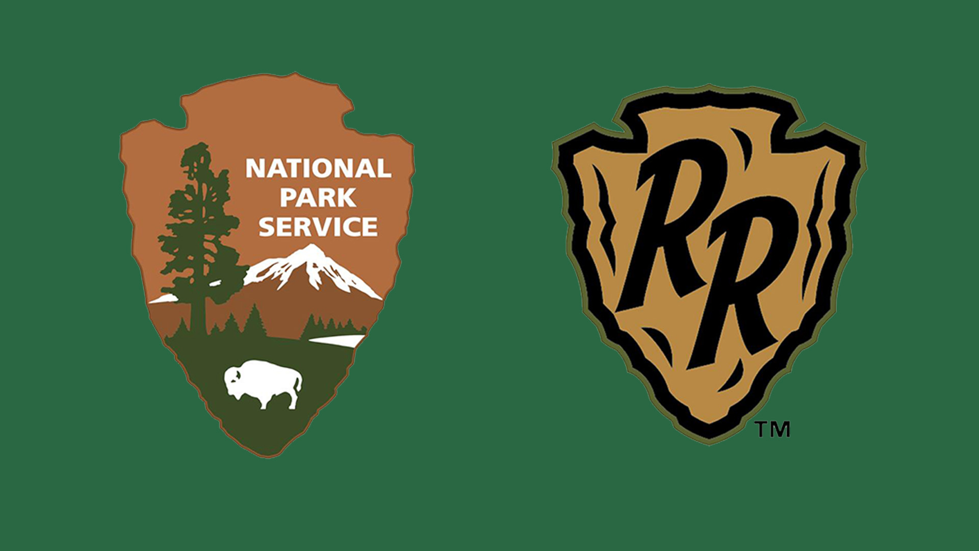 National Park Service/Glacier Range Riders logos comparison