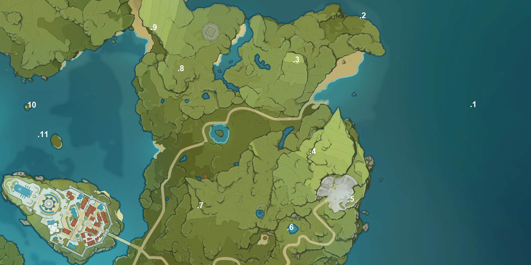 Map App Sample Genshin Impact 