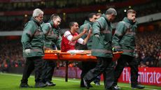 Arsenal injuries stretcher