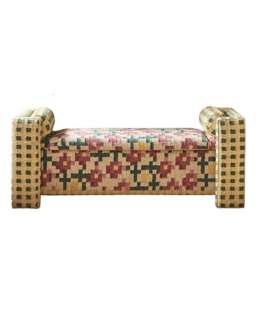 Lexington Floral Storage Bench