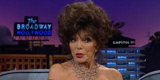 Joan Collins The Late Late Show With James Corden CBS