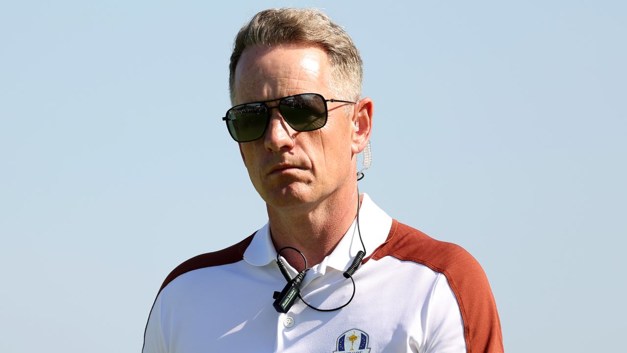 Luke Donald during the Ryder Cup at Marco Simone