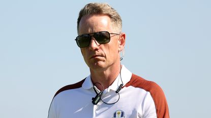 Luke Donald during the Ryder Cup at Marco Simone