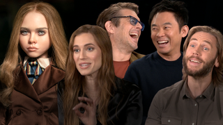 Allison Williams, Jason Blum, James Wan and Gerard Johnstone in an interview with CinemaBlend.